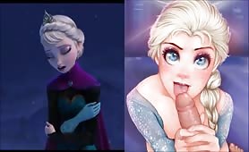 Horny Elsa Gets Naked and Dirty